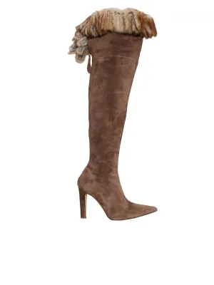 Suede Over-The-Knee Boots