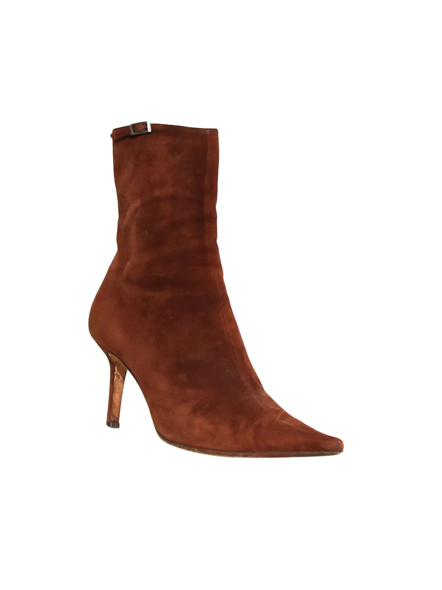 Suede Pointed Booties