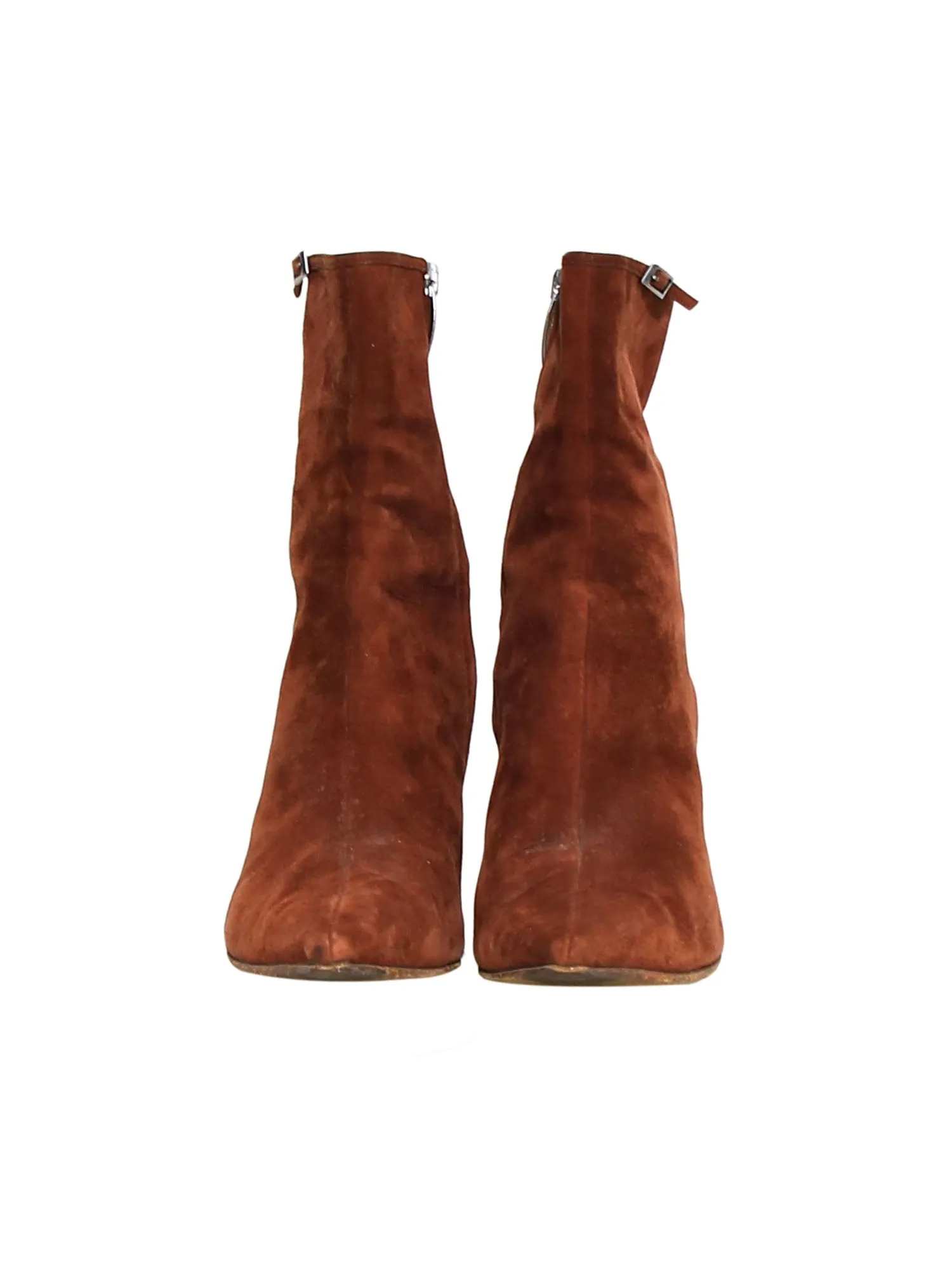 Suede Pointed Booties