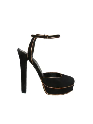 Suede Slingback Pumps