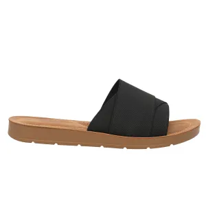 Womens Rhonda Flat Slide Sandal