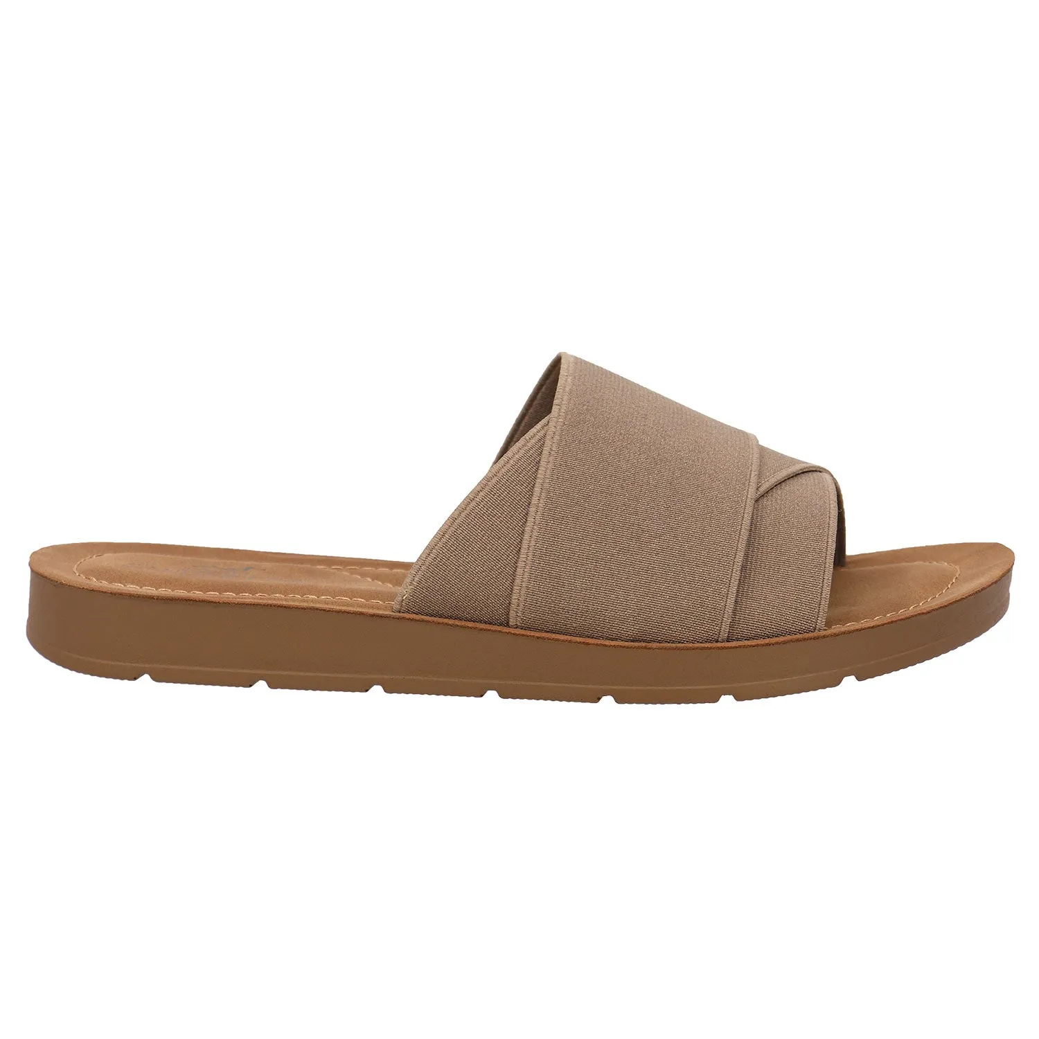 Womens Rhonda Flat Slide Sandal